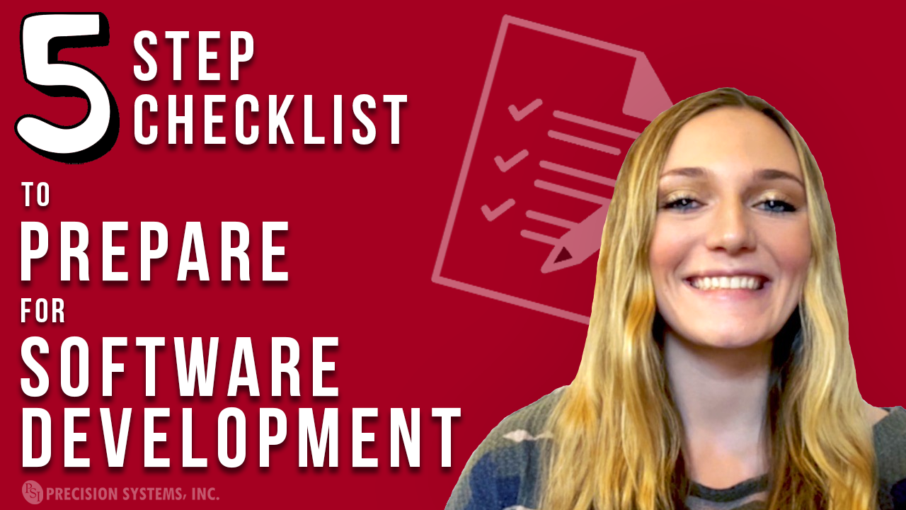 Software Development Checklist Example